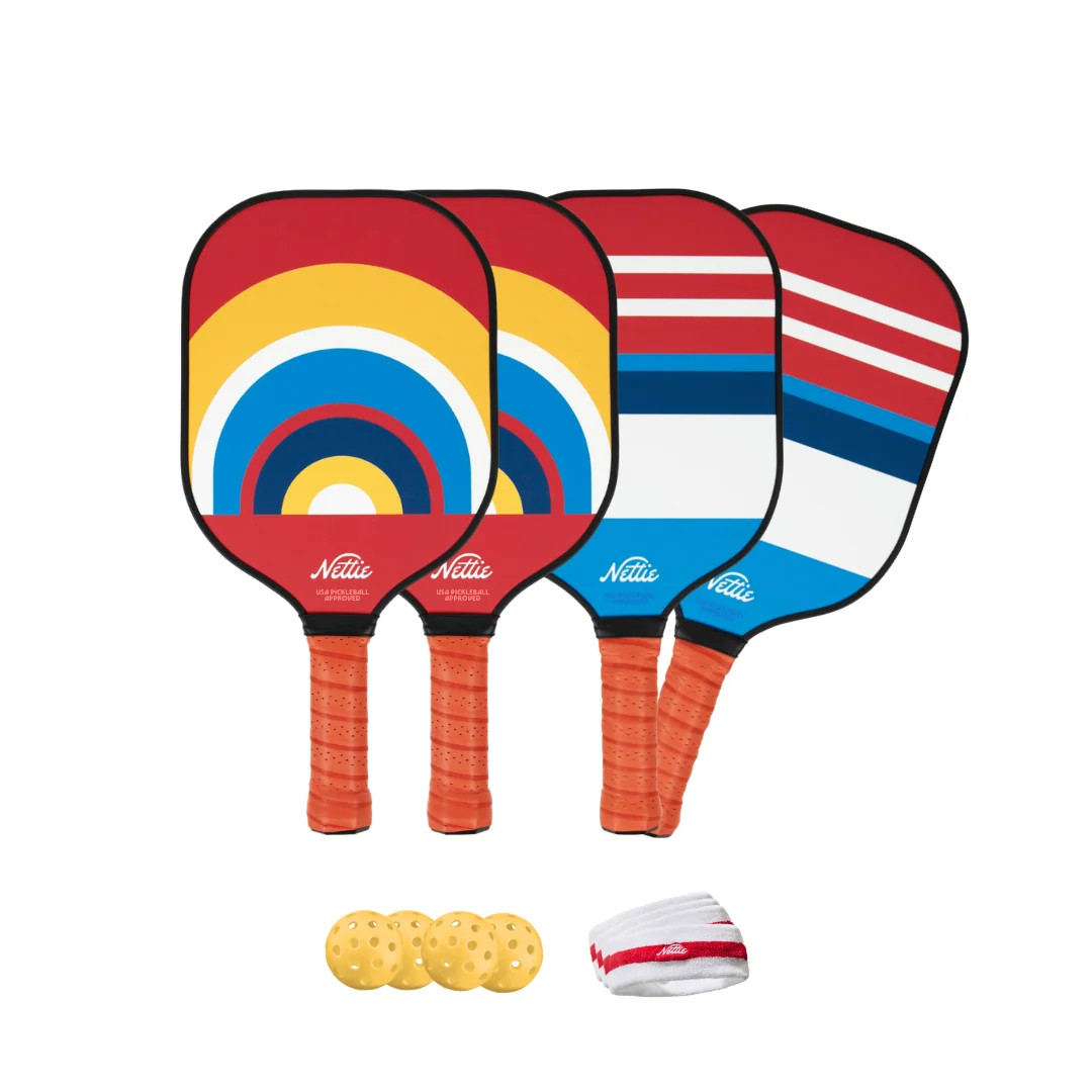 Pickleball Set 4-Pack | Nettie \u2014 Family Bundle | Nettie Pickleball Co.