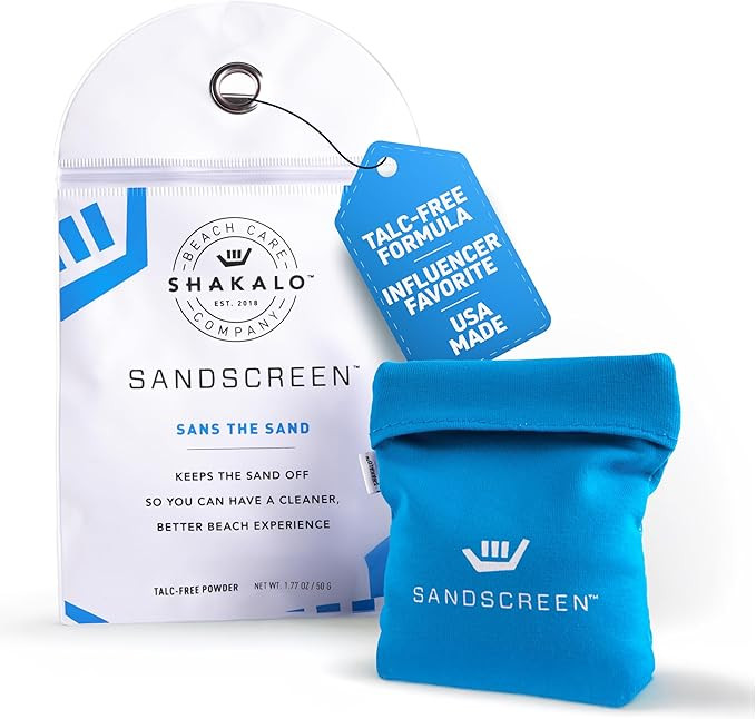 SHAKALO Sand Removal Bag – Talc-Free Sand Remover for Beach Days – Helps Remove Grains from S... | Amazon (US)