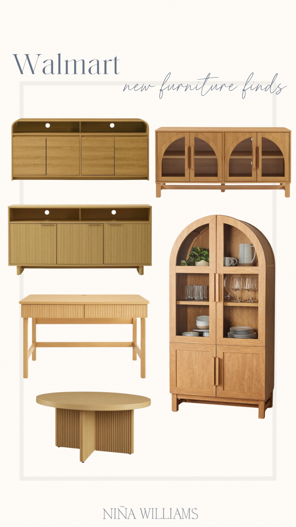 Walmart new furniture finds! Neutral furniture - Better Homes and Garden furniture - living room furniture. - coffee table 

#LTKHome