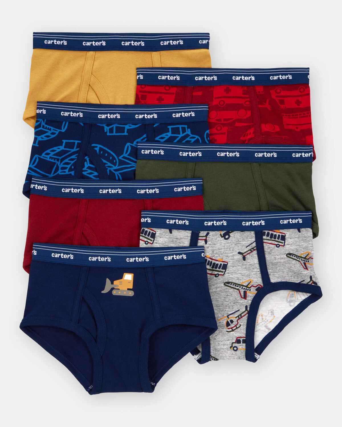 Toddler Boy 7-Pack Construction Print Brief Underwear - Carter's | Carter's | Carter's Inc