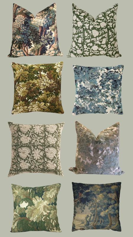 Tapestry & verdue pillows 

#LTKHome #LTKFindsUnder100 #LTKFindsUnder50