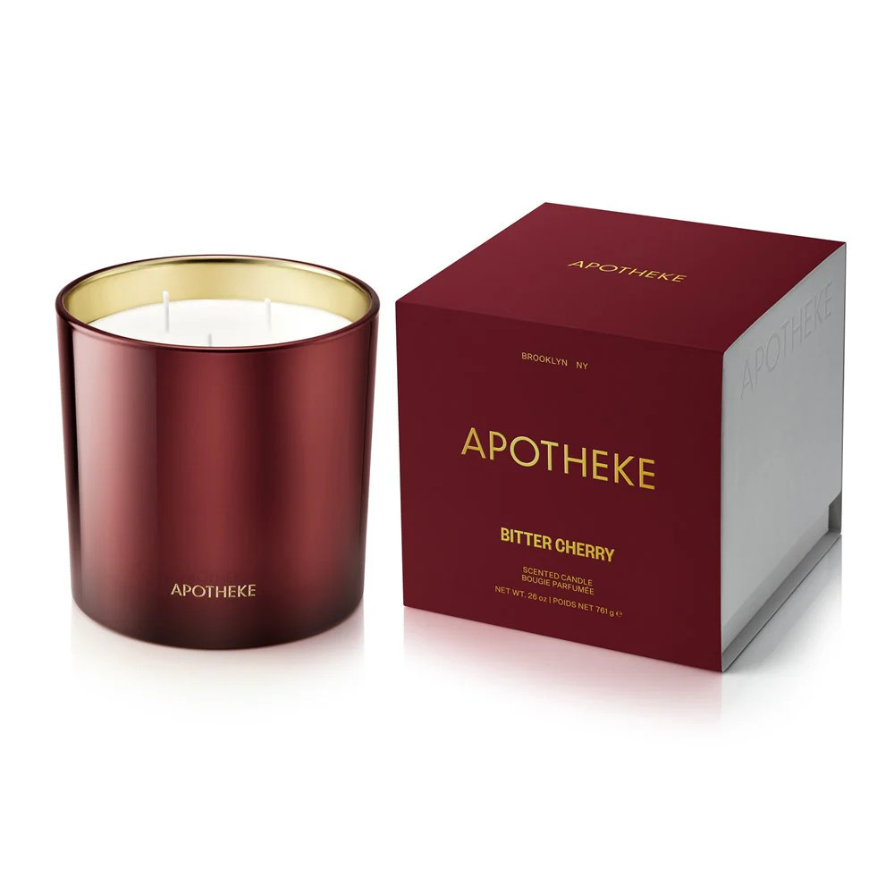 Bitter Cherry 3-Wick Candle | Apotheke Co