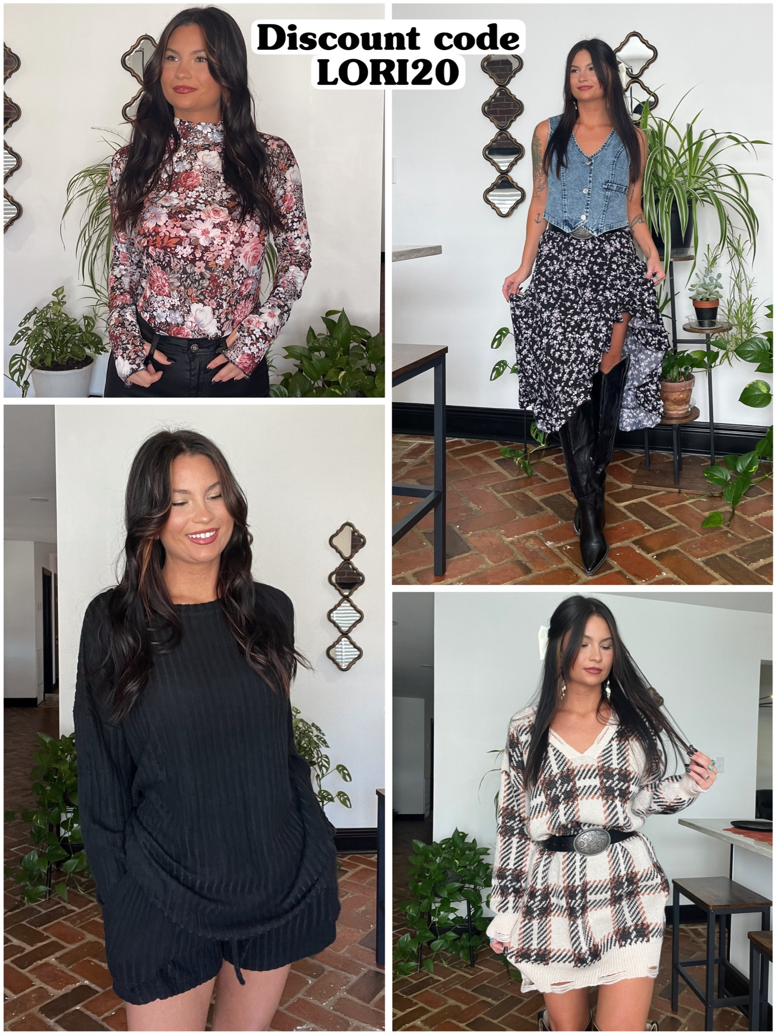 New arrivals at Willow Boutique! Discount code LORI20 to save 



#LTKStyleTip #LTKSeasonal