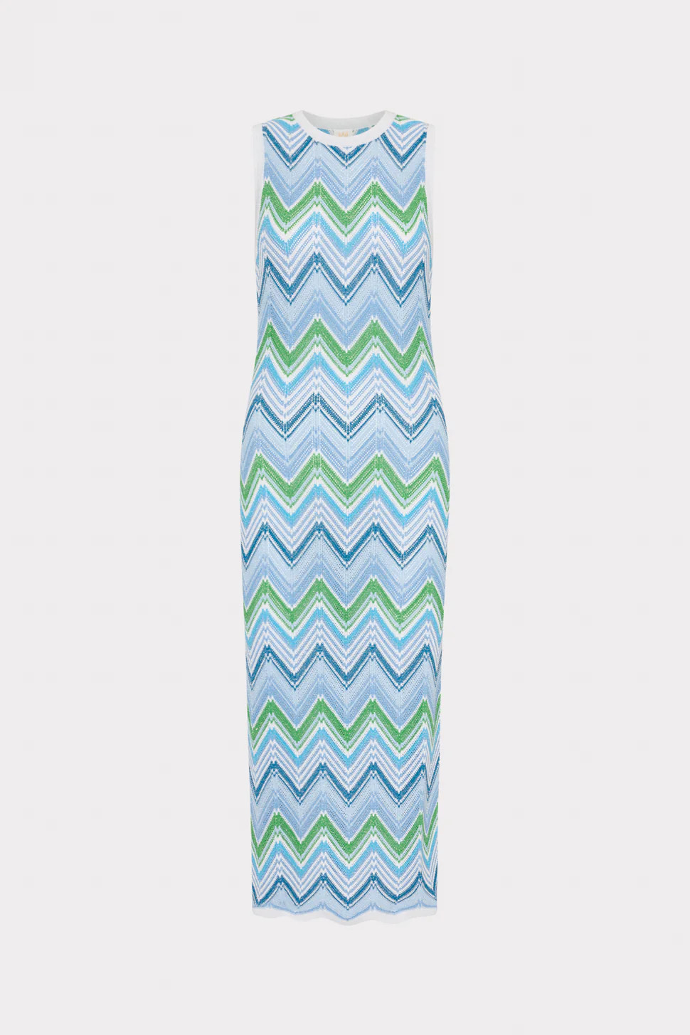 Multi Zig Zag Sleeveless Midi Dress | MILLY