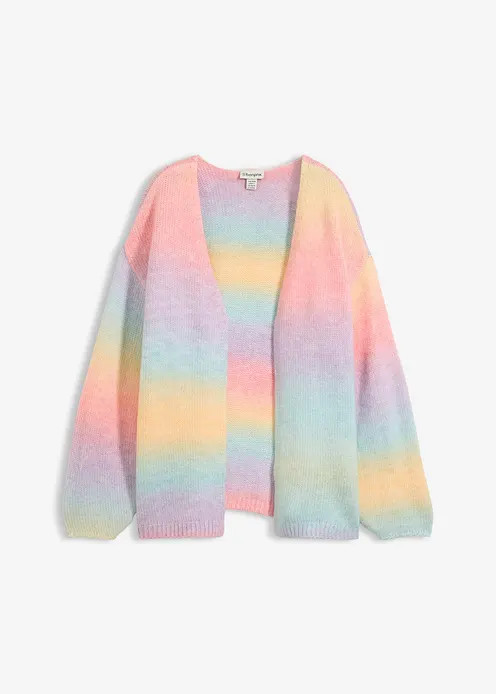 Grobstrickjacke aus weichem Woll-Mix | Bonprix DE