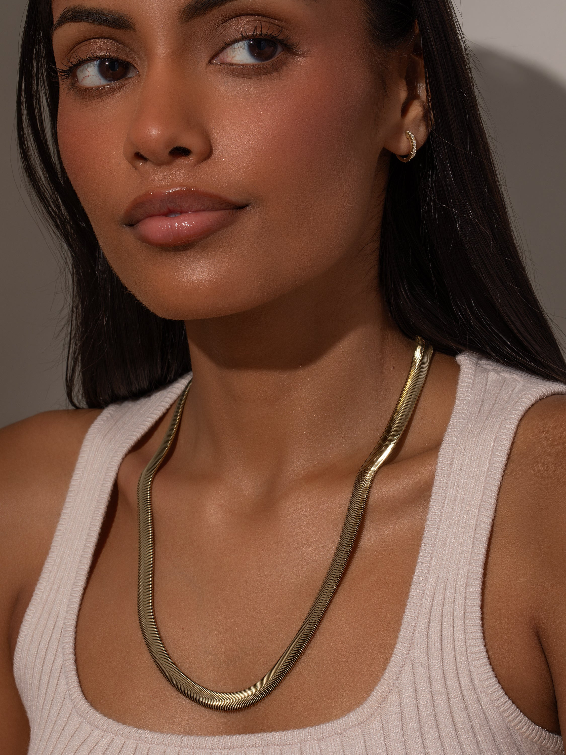 Gold Statement Snake Chain Necklace | Uncommon James | Uncommon James