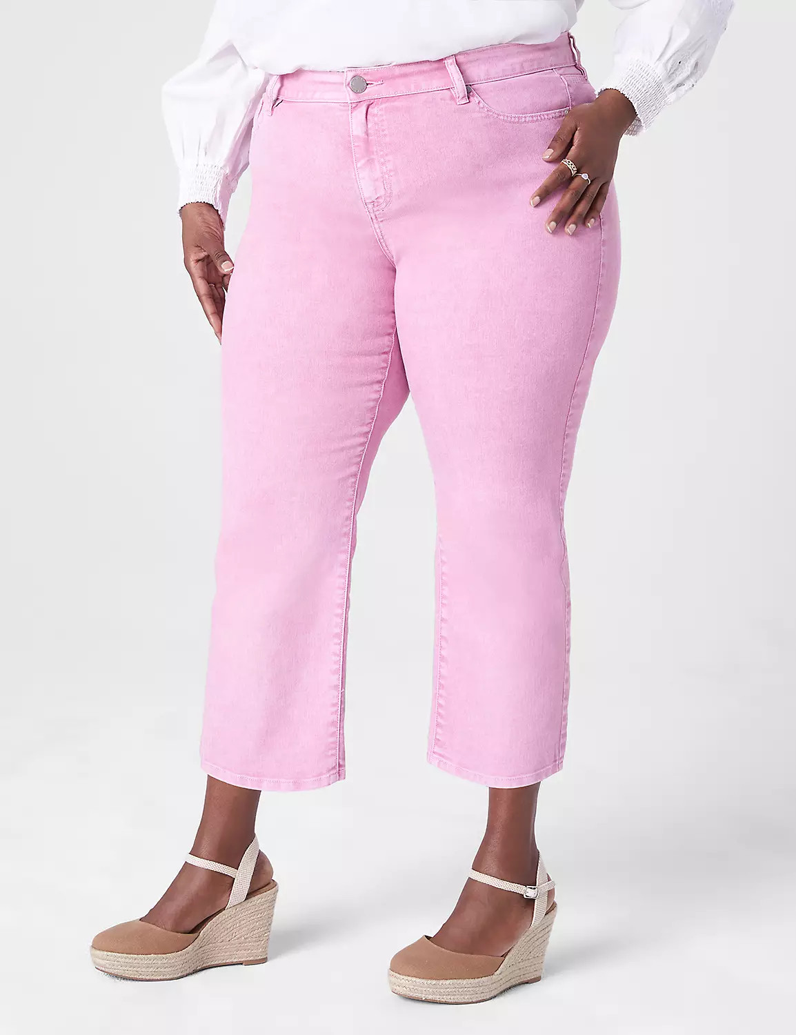Signature Fit Straight Crop Jean | LaneBryant | Lane Bryant (US)