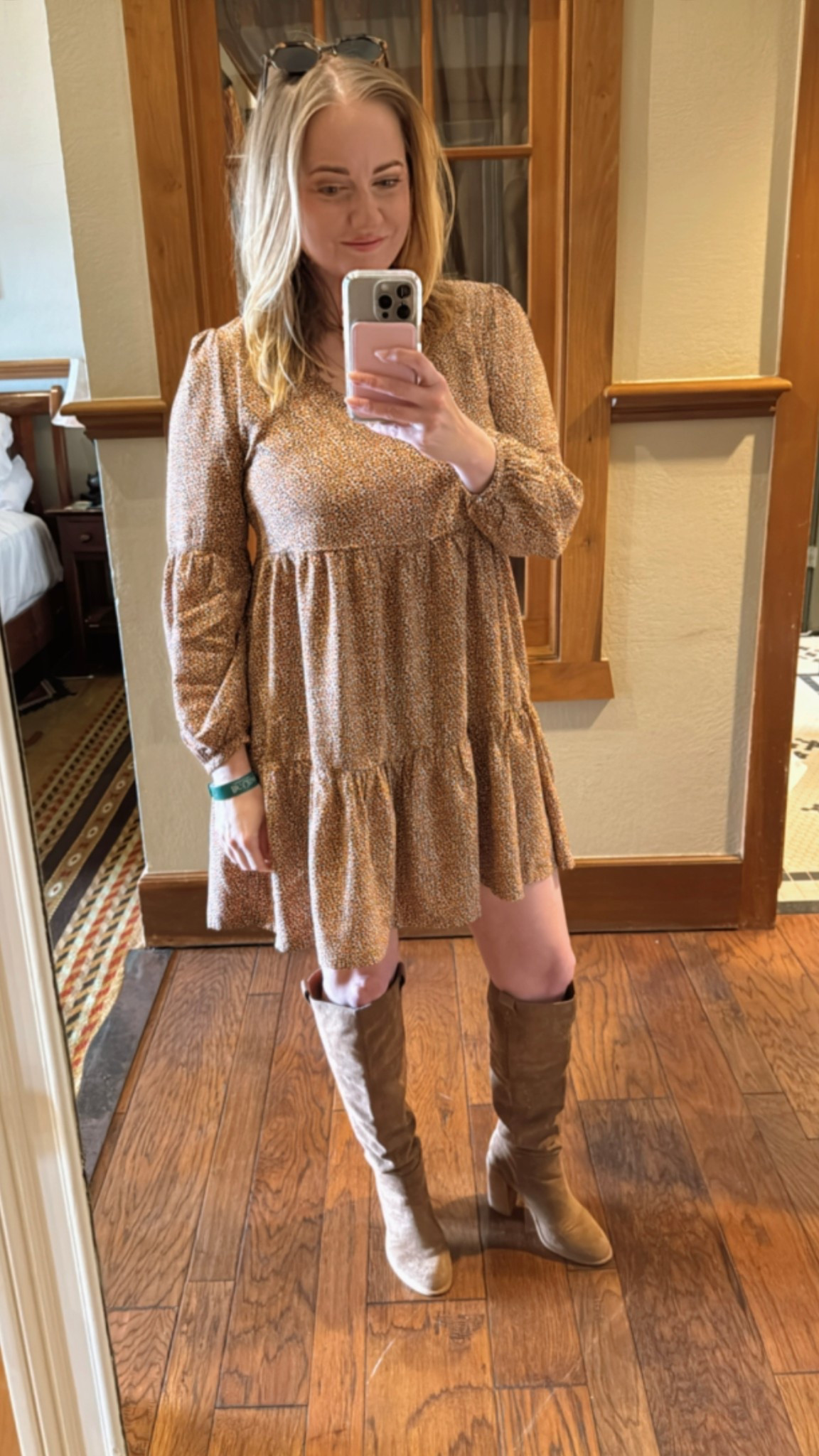 Spring mini dress by Tahari for date night with my fav Vici boots.

#LTKFindsUnder100 #LTKSeasonal #LTKShoeCrush