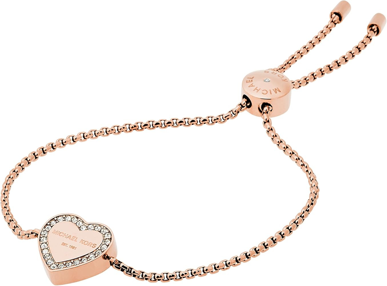 Michael Kors Rose Gold-Tone Bracelet for Women; Bracelets; Jewelry for Women | Amazon (US)