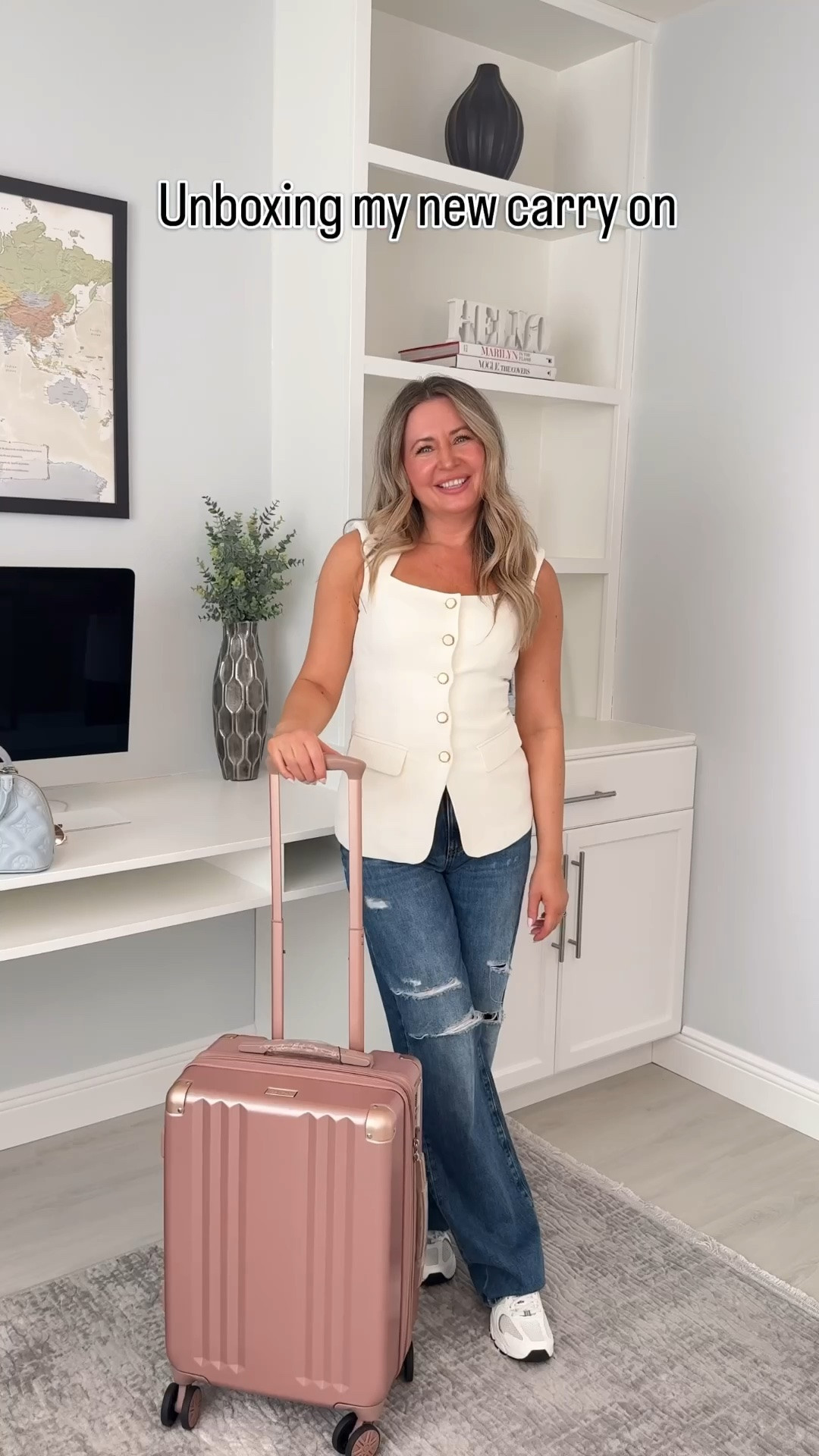 How cute is this carry on from @CALPAK 

20% off today

#LTKTravel #LTKHome #LTKdayinmylife