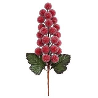 Red Iced Cluster Berry Pick by Ashland® | Michaels Stores