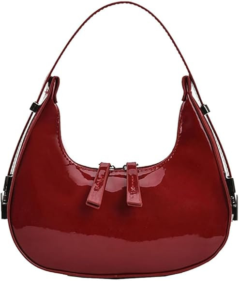 JYG Crescent Shoulder Bag for Women Retro Hobo Handbags Top Handle Bags Fashion Ladies Clutch Pur... | Amazon (US)