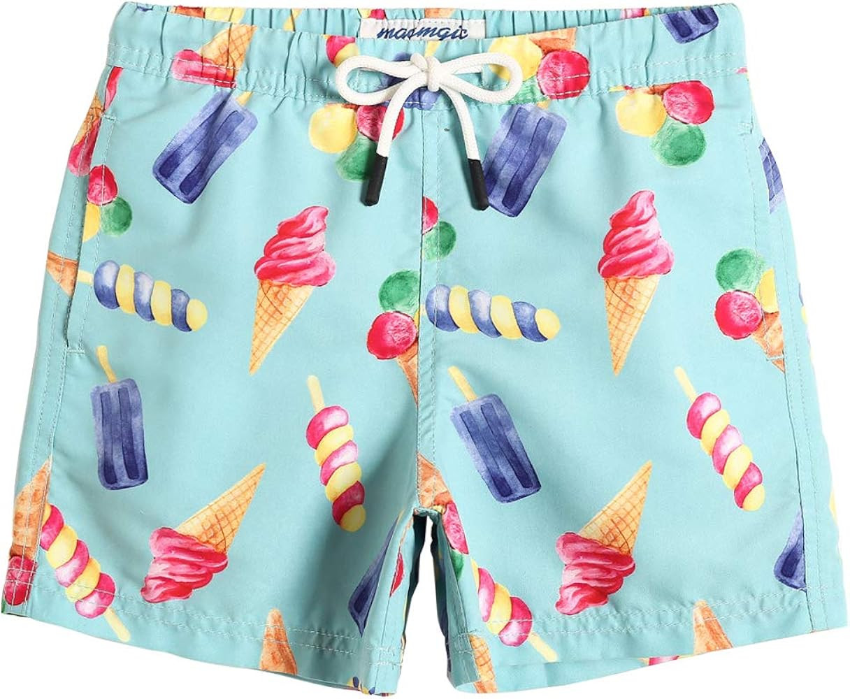 maamgic Boys Swim Trunks Toddler Swim Shorts Little Boys Bathing Suit Swimsuit Toddler Boy Swimwe... | Amazon (US)