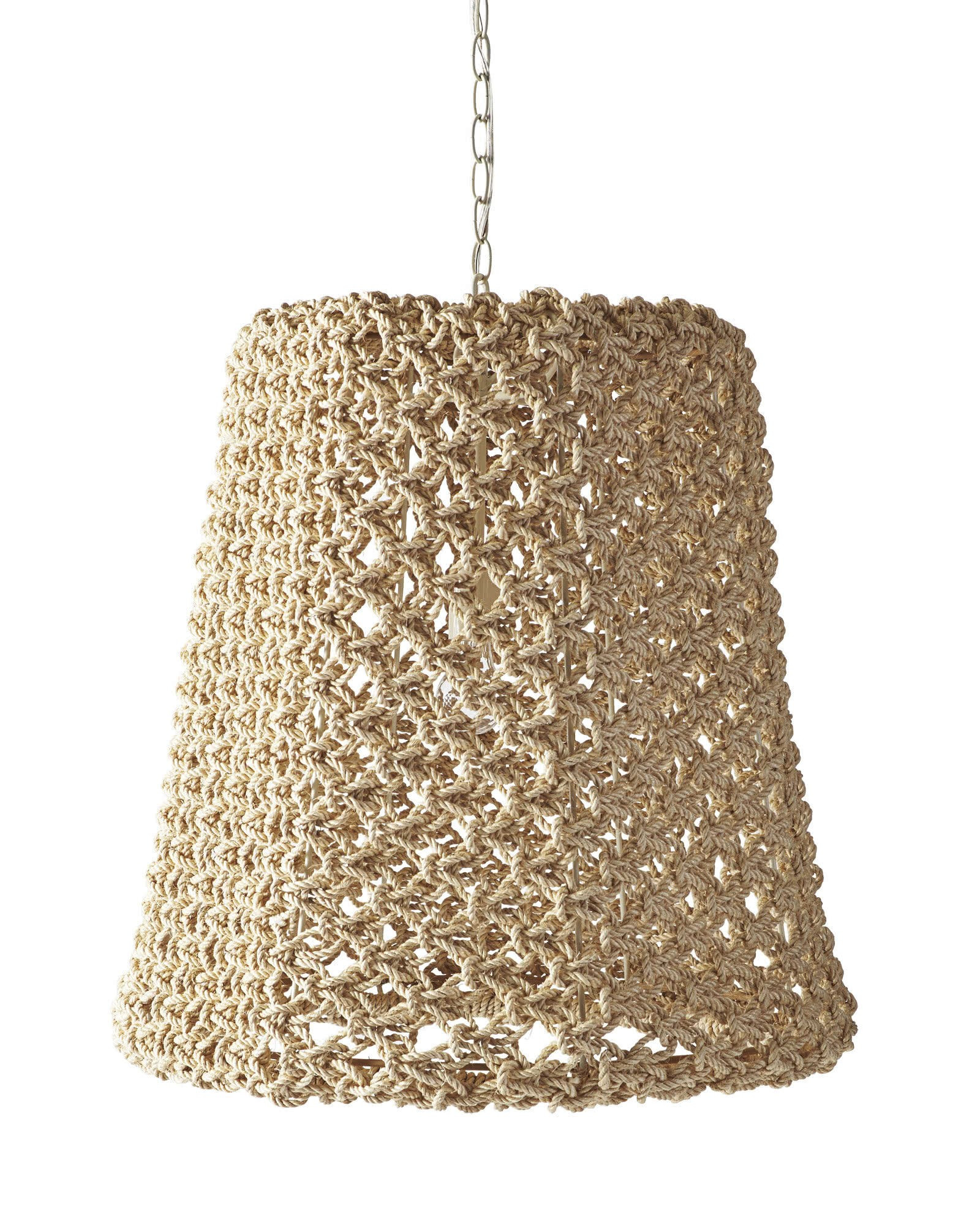 Yountville Woven Abaca Pendant | Serena and Lily