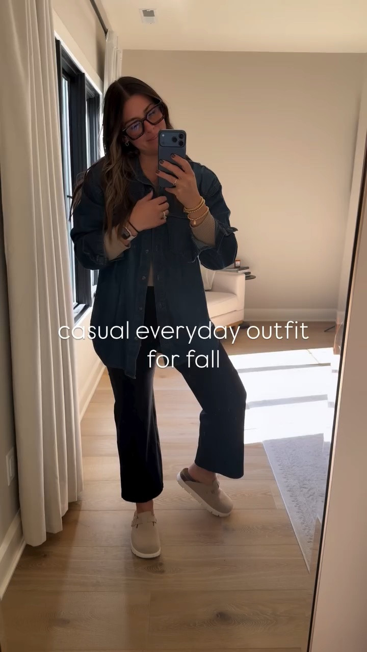 casual everyday outfits for all your errands 💕 comment SHOP for links!