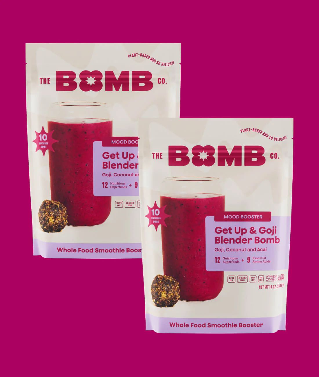 Get Up & Goji Whole Food Smoothie Booster | Blender Bombs