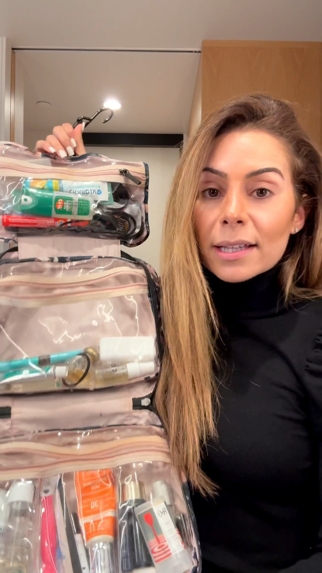My biggest travel hack is always having a toiletry  and makeup bag always packed for travel ie I never unpack these. I use a Tumi toiletry bag, but I found an Amazon dupe for less than $25!

#LTKTravel #LTKselfcare #LTKSaleAlert