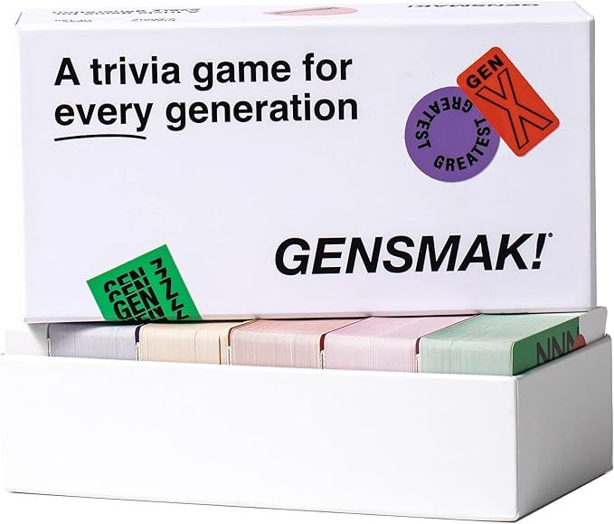 GENSMAK!- A Party Trivia Game for Every Generation- Ages 13+ | Amazon (US)