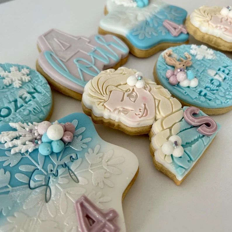 Frozen Elsa Biscuits - Etsy UK | Etsy (UK)