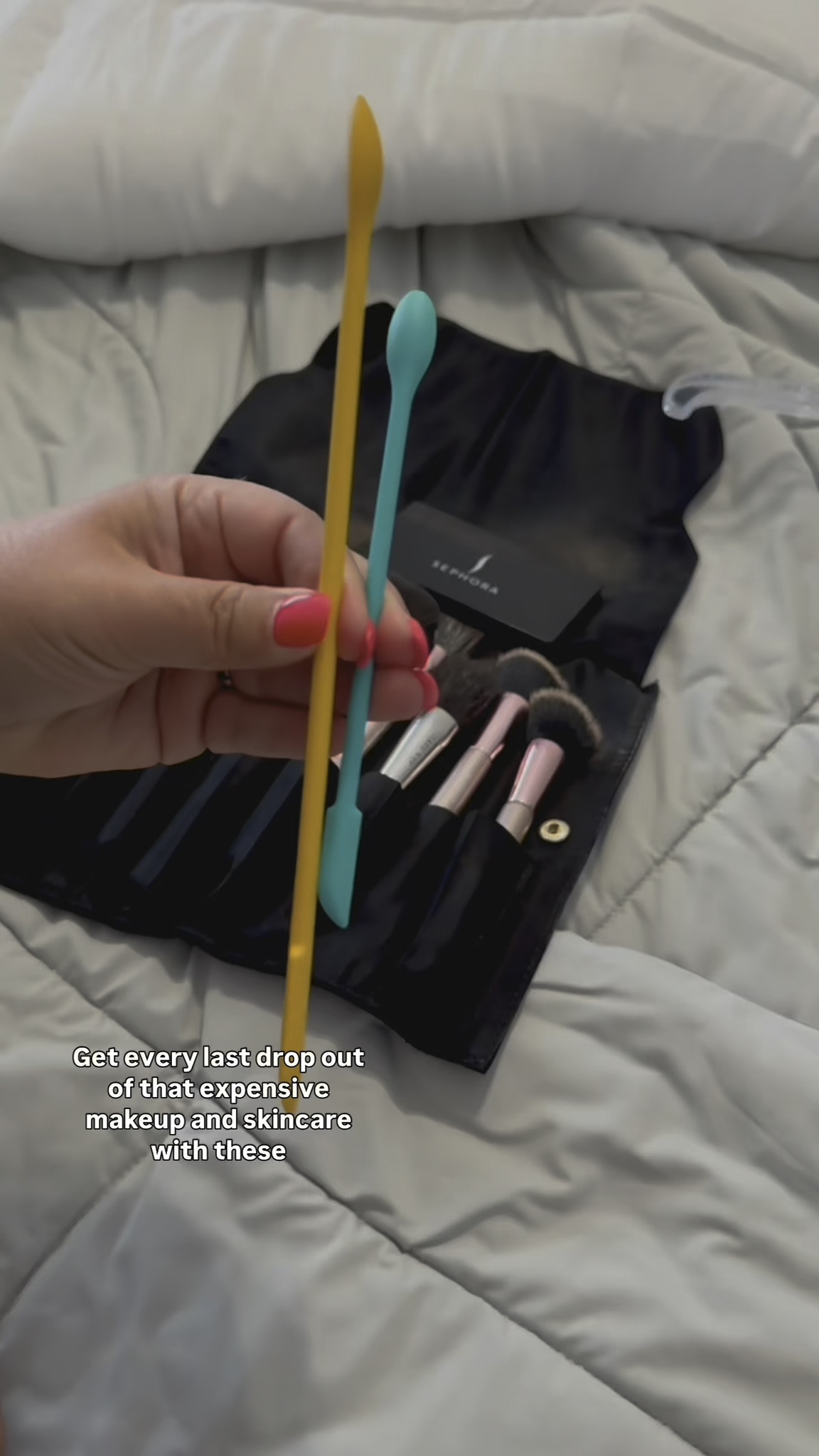 These mini spatulas make sure you get every last drop out of your makeup & skincare!

#LTKOver40 #LTKFindsUnder50 #LTKBeauty