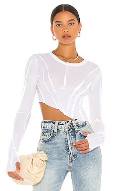 Asymmetric Baby Rib Tee
                    
                    SAMI MIRO VINTAGE | Revolve Clothing (Global)