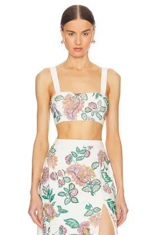MISA Los Angeles Driss Top in Paisley Floral from Revolve.com | Revolve Clothing (Global)