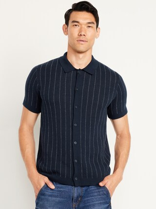 Button-Down Striped Sweater | Old Navy (CA)