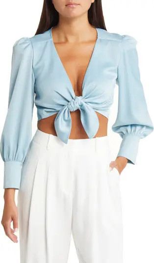 Alcott Knot Crop Top | Nordstrom