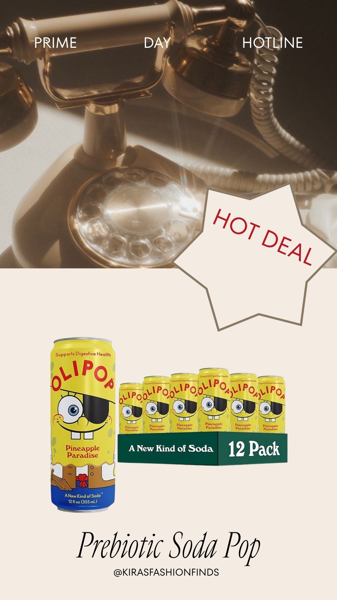 🥤 RUN! This limited-edition Poppi Pineapple Paradise is a fun twist on your favorite prebiotic soda. With gut-friendly prebiotics, refreshing pineapple flavor, and only a fraction of the sugar found in traditional sodas, it’s an easy swap you’ll want to stock up on during Prime Day!

🍍CORRE! Esta edición especial de Poppi sabor Pineapple Paradise está buenísima. Contiene prebióticos para apoyar la salud digestiva, tiene menos azúcar que los refrescos tradicionales y un sabor tropical súper refrescante. ¡Aprovecha este deal de Prime Day antes de que se acabe!

✨ Shop the links below.

Follow me on Instagram and YouTube @kirasfashionfinds

#LTKHome #LTKfoodie #LTKSaleAlert