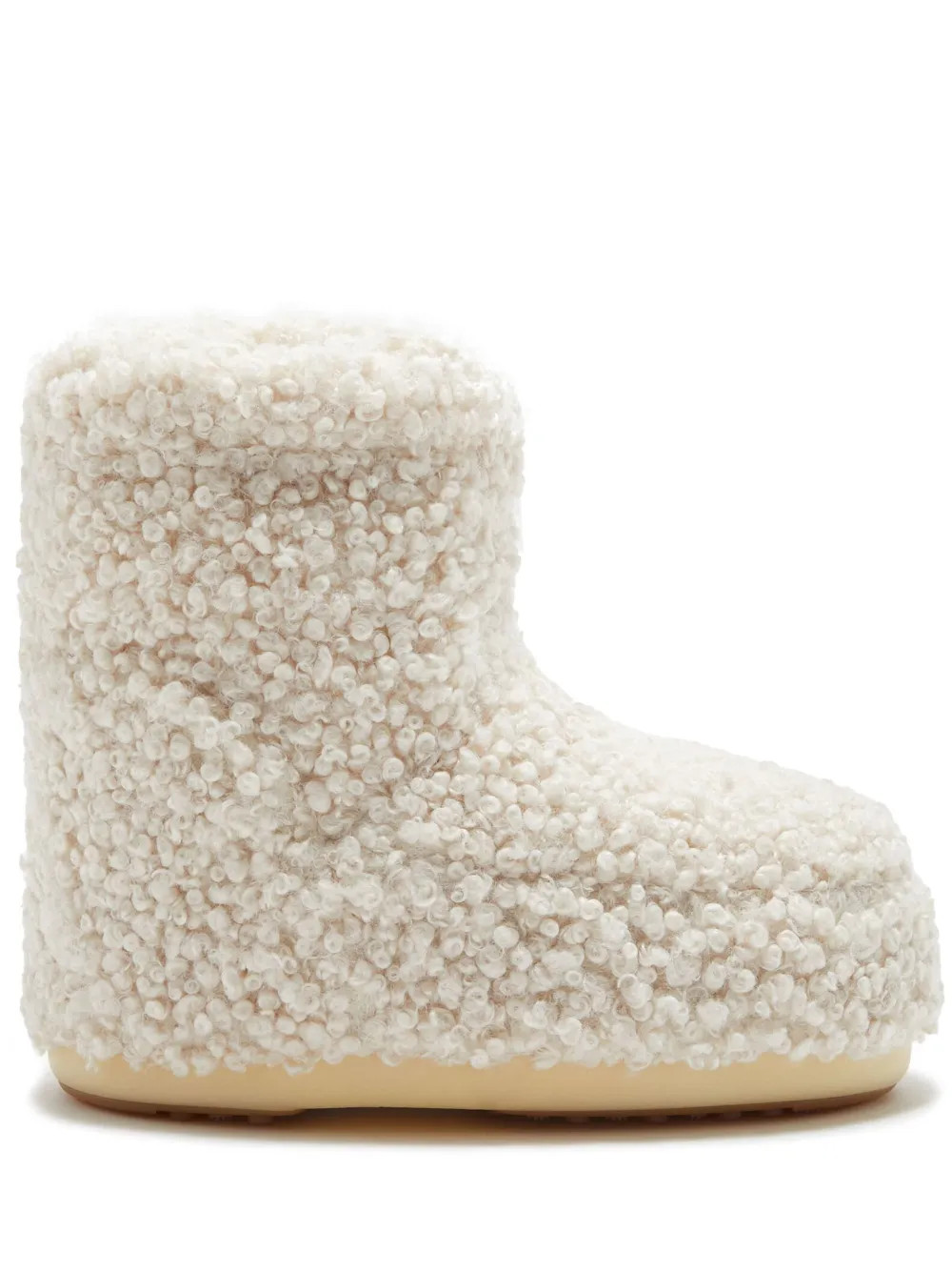Moon Boot Icon Low faux-shearling Boots - Farfetch | Farfetch Global