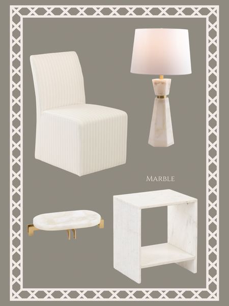 Loving these luxe neutral finds from TJ Maxx!  The side table is marble and has fluted sides. 😍




Accent table, modern designer, dining chair, table, lamp, slipcovered, dining chair

#LTKHome