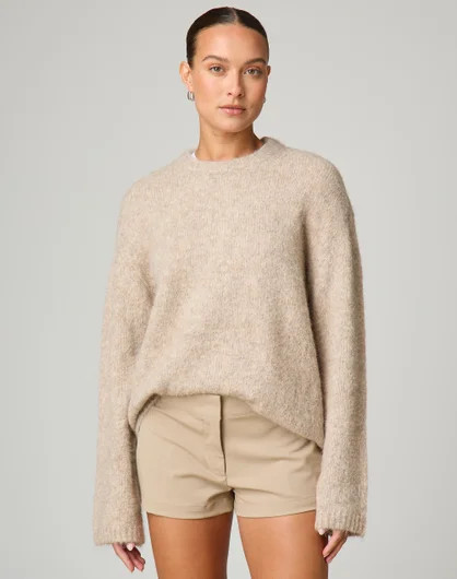 Alpaca Blend Relaxed Knit Jumper | Glassons (Australia)