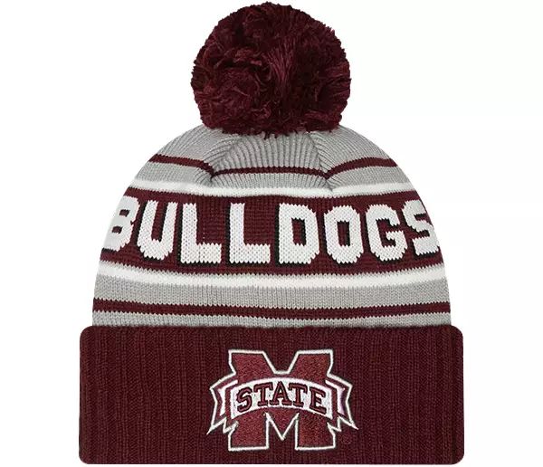 New Era Men's Mississippi State Bulldogs Maroon Knit Cheer Hat | Dick's Sporting Goods