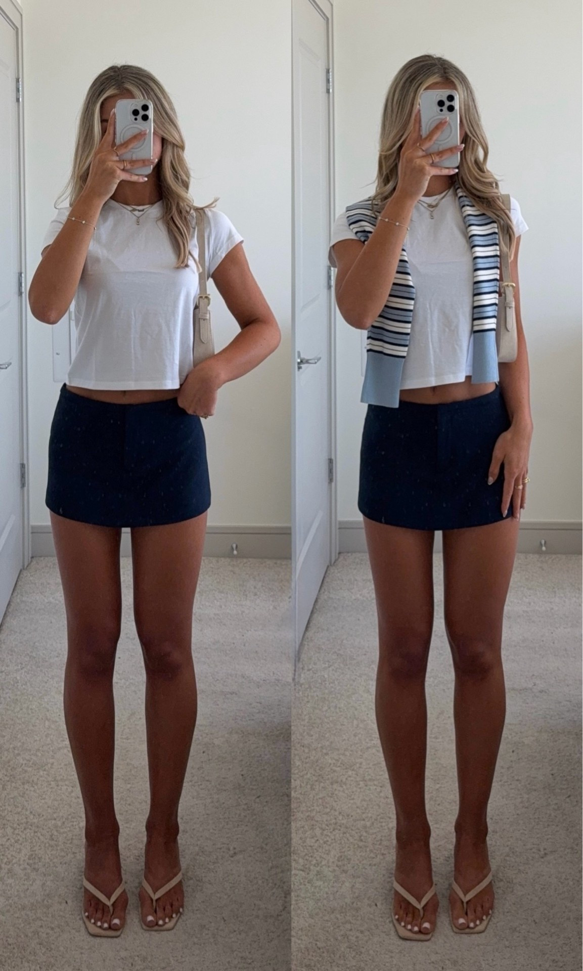 this cropped tee and mini skort are so perfectly constructed 🩵 @Aritzia #aritziapartner