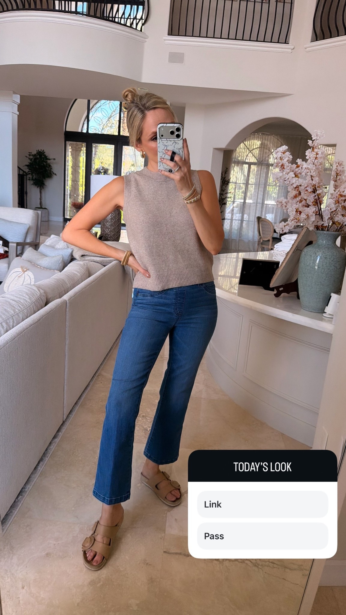 My most beloved spanxSpanx denim I am wearing a size small here, but they are very tight. Just a warning most people size up one size in these.

USE MY DISCOUNT CODE: JESSXSPANX 

#LTKGiftGuide #LTKOver40 #LTKSaleAlert