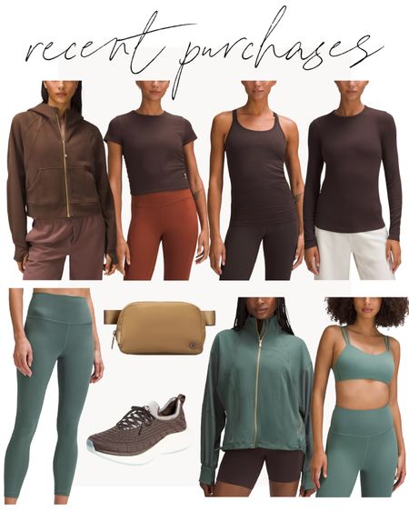 Fall Fitness Refresh 🍂 Recently did an activewear haul before our trip to Montana and these new Lululemon colors are so pretty in person!

• Size down at least one in the Define Relaxed Fit Jacket (runs huge!)
• I size up in the Cloud Bras for a little more comfort around the ribs
• Shoes TTS and very comfortable

#LTKfindsunder100 #LTKfitness #LTKSeasonal