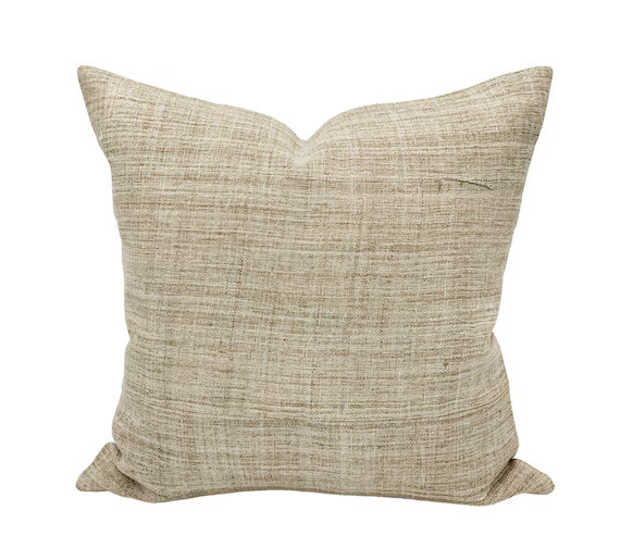 Natural Hmong Pillow Cover 20x20 Neutral Pillow Natural Hill | Etsy | Etsy (US)