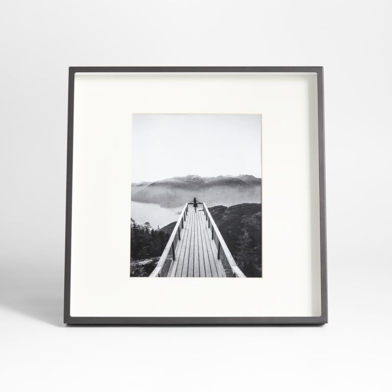 Brushed Black 8x10 Picture Frame + Reviews | Crate & Barrel | Crate & Barrel