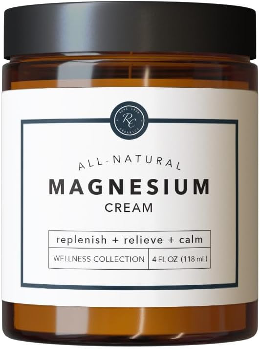 Rowe Casa Organics Natural Magnesium Cream with Raw Shea Butter and Pure Essential Oils – Topic... | Amazon (US)