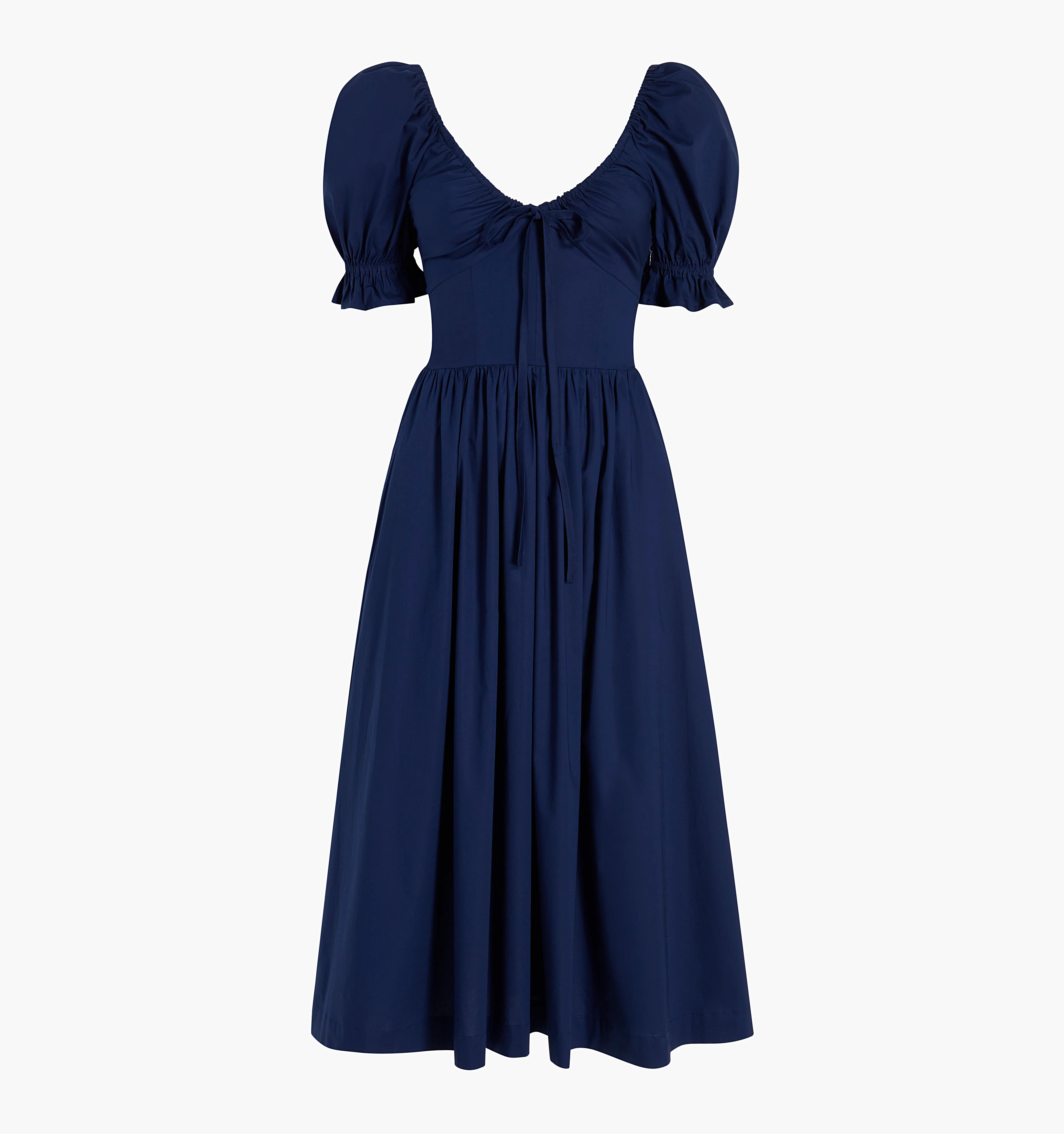 The Ophelia Dress | Navy Poplin / XXL | Cotton | Hill House Home | Hill House Home US