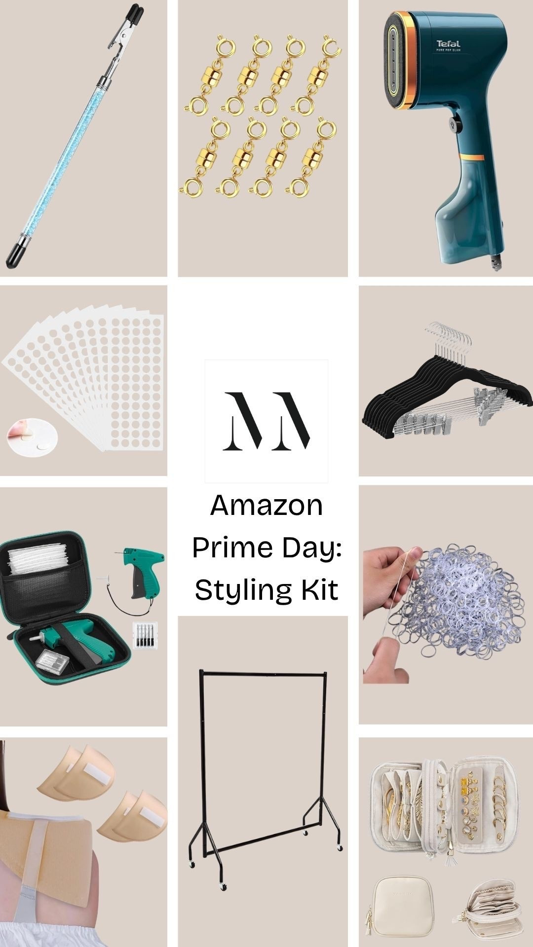 Your styling kit sorted. These are the little essentials we always have on hand to make getting dress that bit easier. All in the prime day sale