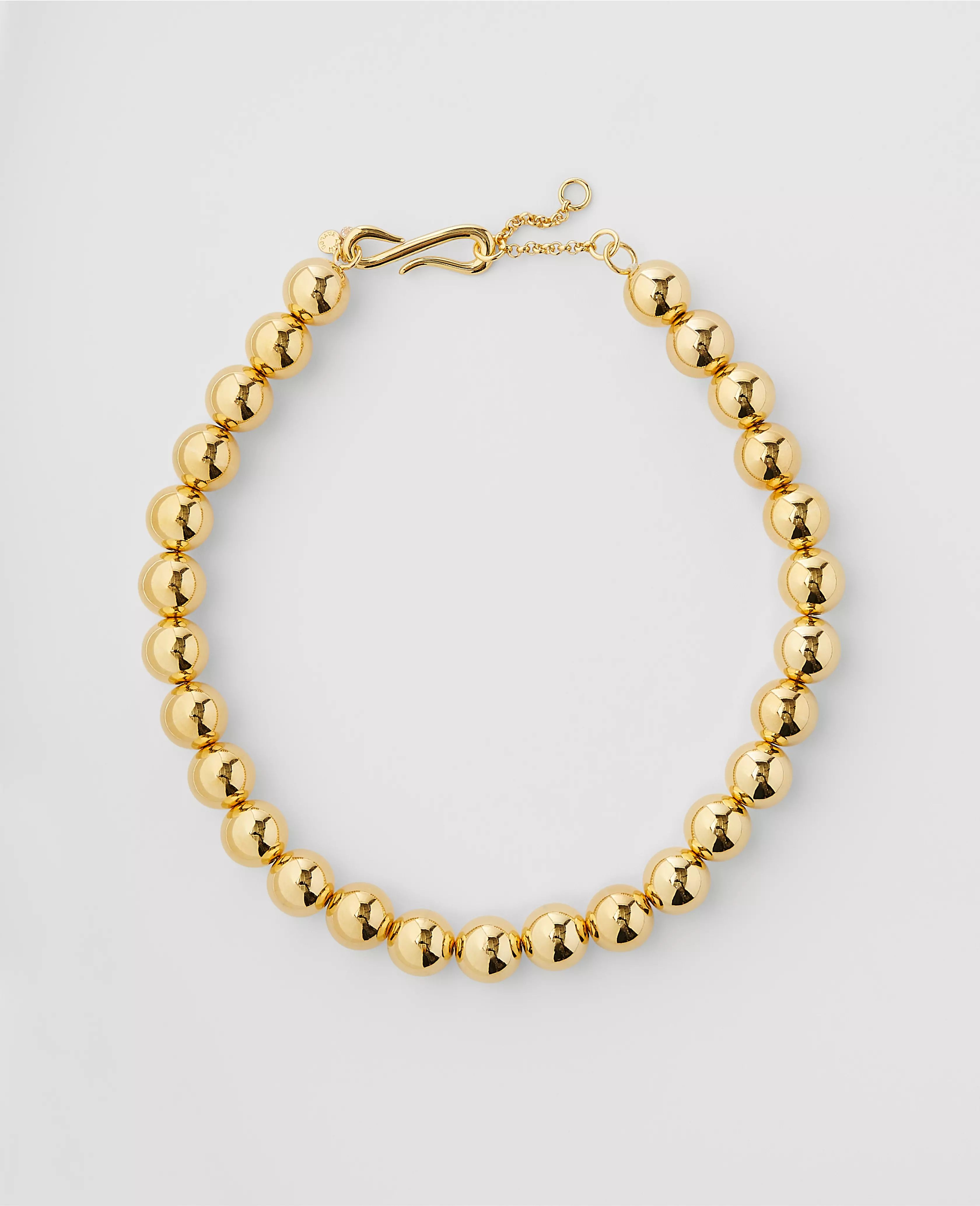 Oversized Metal Ball Statement Necklace | Ann Taylor (US)