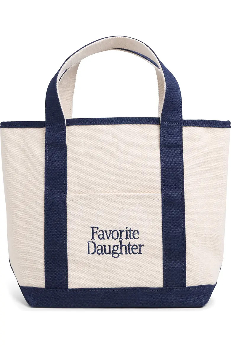 Small Logo Embroidered Canvas Tote (Women) | Nordstrom | Nordstrom