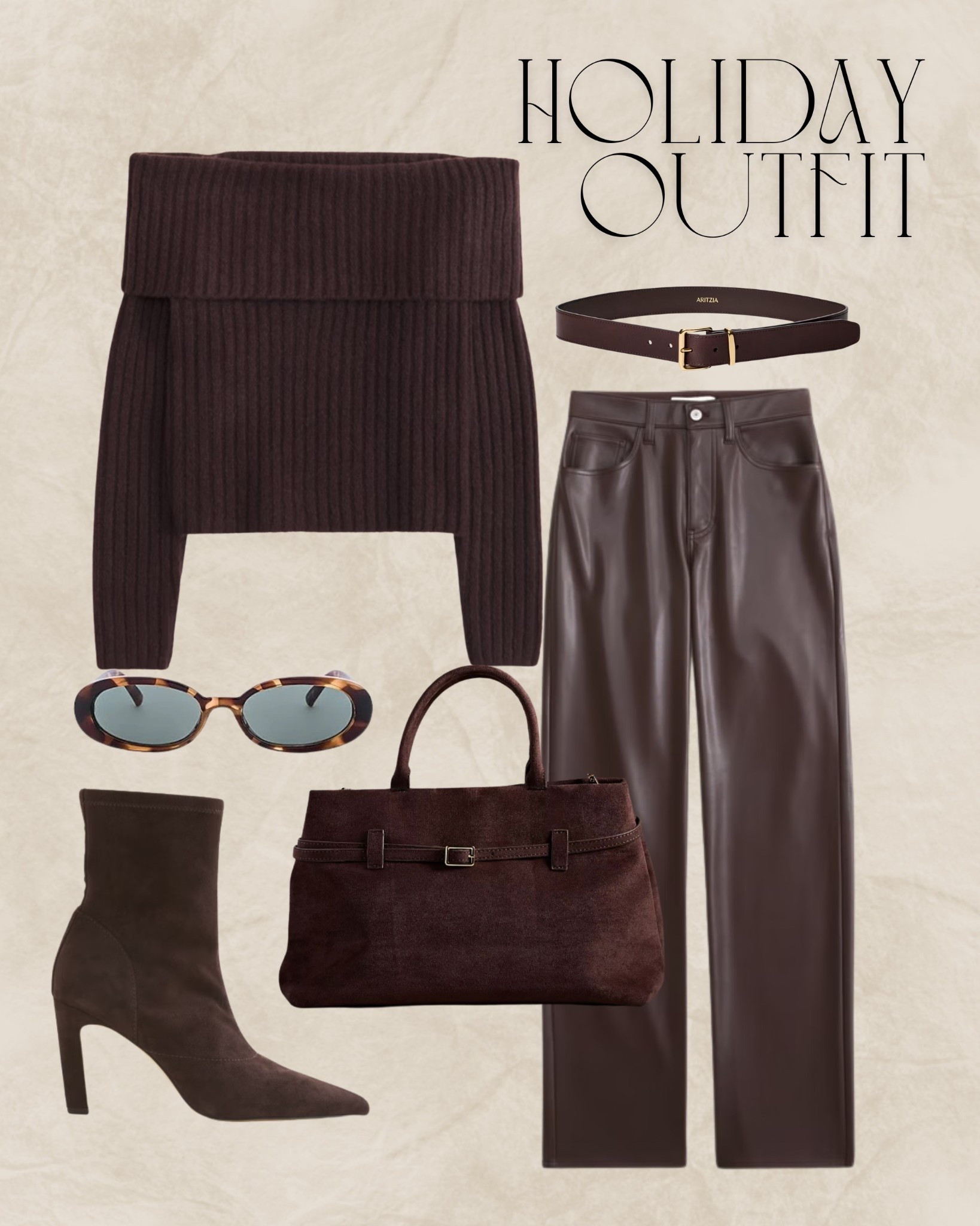 The cutest and easiest monochrome holiday outfit! I wear a 33 long in these pants and an XL in the sweater. 

#LTKootd #LTKMidsize #LTKHoliday