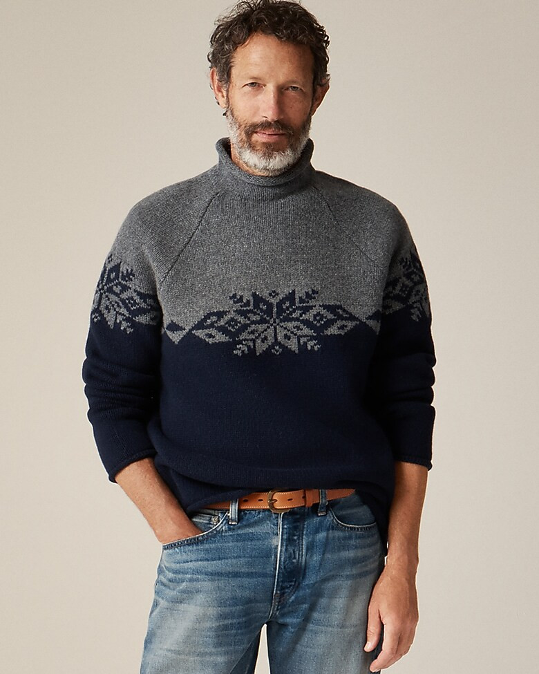 Fair Isle Rollneck™ sweater in lambswool | J. Crew US