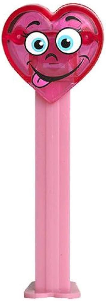 Pez Valentines Day Candy Dispenser - Valentine's Silly Heart With Candy Refills | Valentines Day ... | Amazon (US)