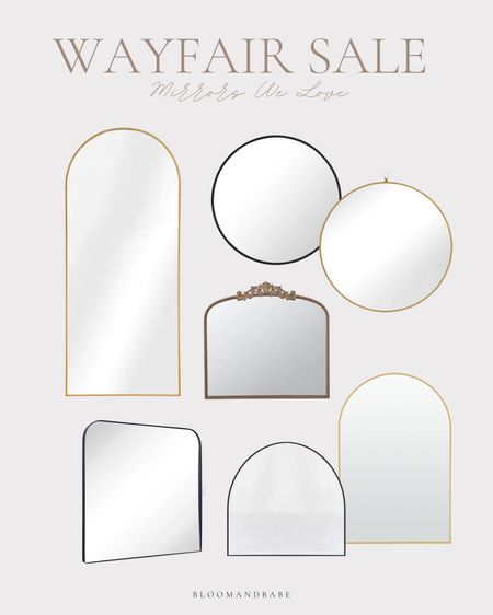 Wayfair mirrors on Sale!  President’s Day Sale / Wayfair / living room / Bathroom Mirror 

#LTKunder100 #LTKhome #LTKsalealert