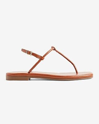 Simple T-Strap Sandals | Express