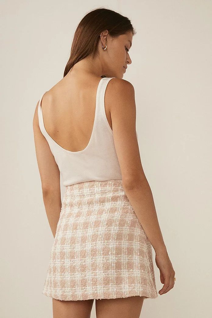 Tailored Boucle Mini Skirt | Oasis UK & IE 