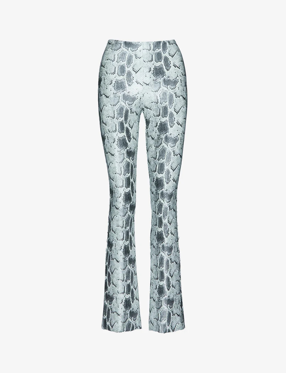 Sale: Faux Leather Animal Flared Legging | Commando®